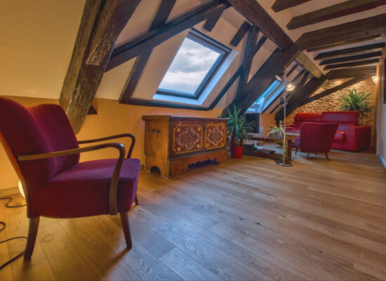 Vue depuis l'entrée